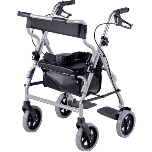 2 In 1 Rollator & Transit Chair