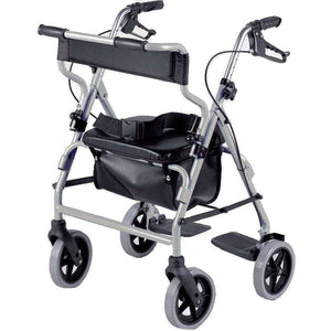 2 In 1 Rollator & Transit Chair