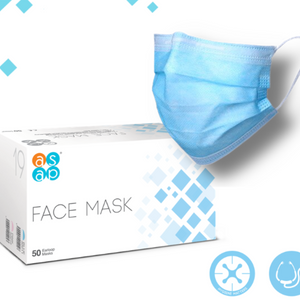 Surgical Face Mask - 50 Pack